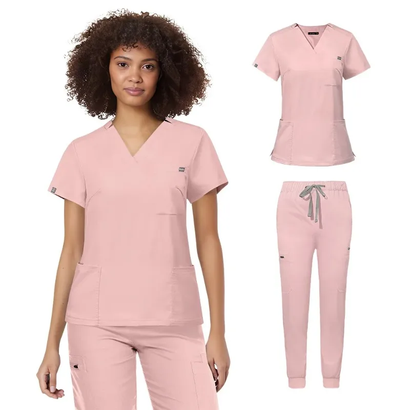 ensemble-de-tenues-de-travail-a-manches-courtes-de-couleur-unie-pour-dentistes-infirmieres-de-pharmacie-brosses-a-main-vetements-de-travail-uniformes-de-salon-de-beaute