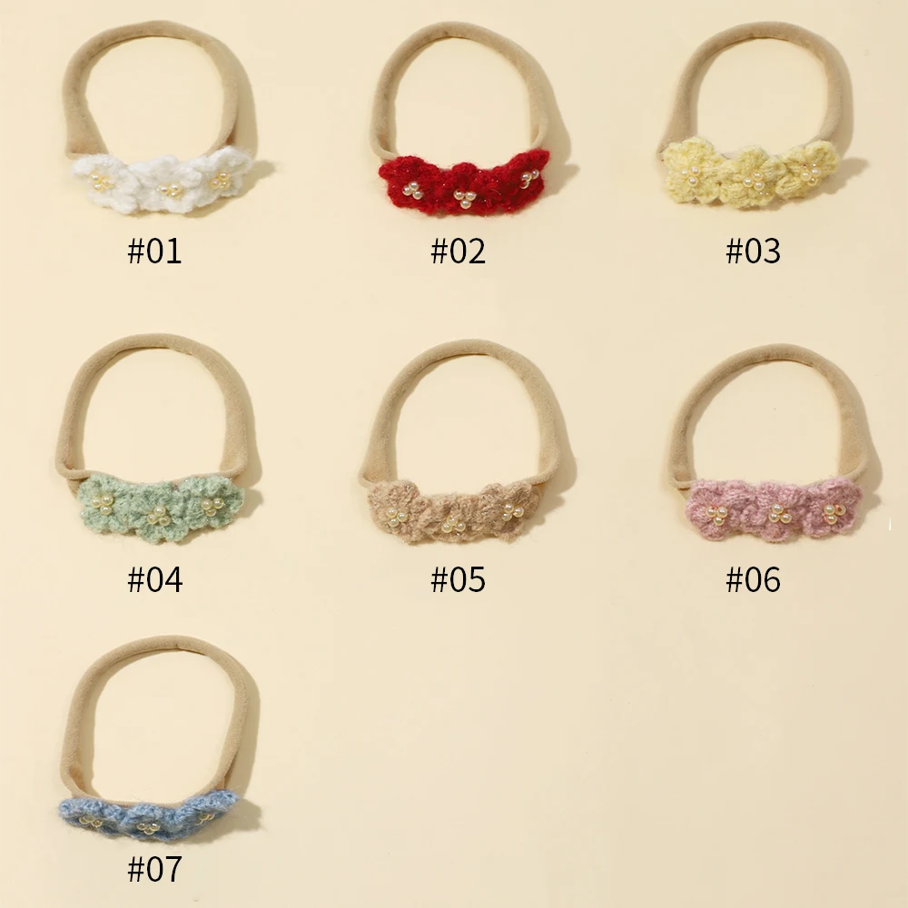 1Pcs Cute Baby Kids Daisy Flower Hair Accessories Children Rubber Bands Scrunchies Elastic Soft Hair Bands Girls Headband image 6
