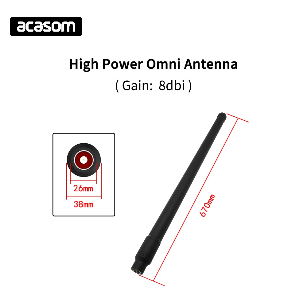 700MHz 800M 900M 100W antena FPV bloker dookólna zewnętrzna stacja bazowa o wysokiej mocy wodoodporna antena z włókna szklanego N męska