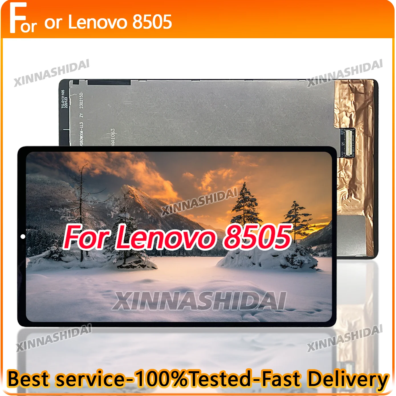 AAA + اختبار شاشة LCD جديدة لينوفو 8505 شاشة LCD تعمل باللمس استبدال أجزاء لينوفو 8505 LCD #2