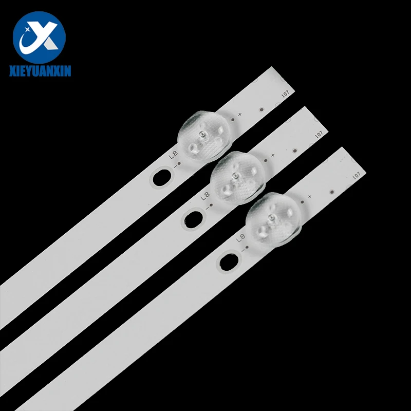 3pcs 812mm 8lamp Led Tv Backlights Bar For AJVXI 43inch KJ43D08-ZC22AG-13E 303KJ430041