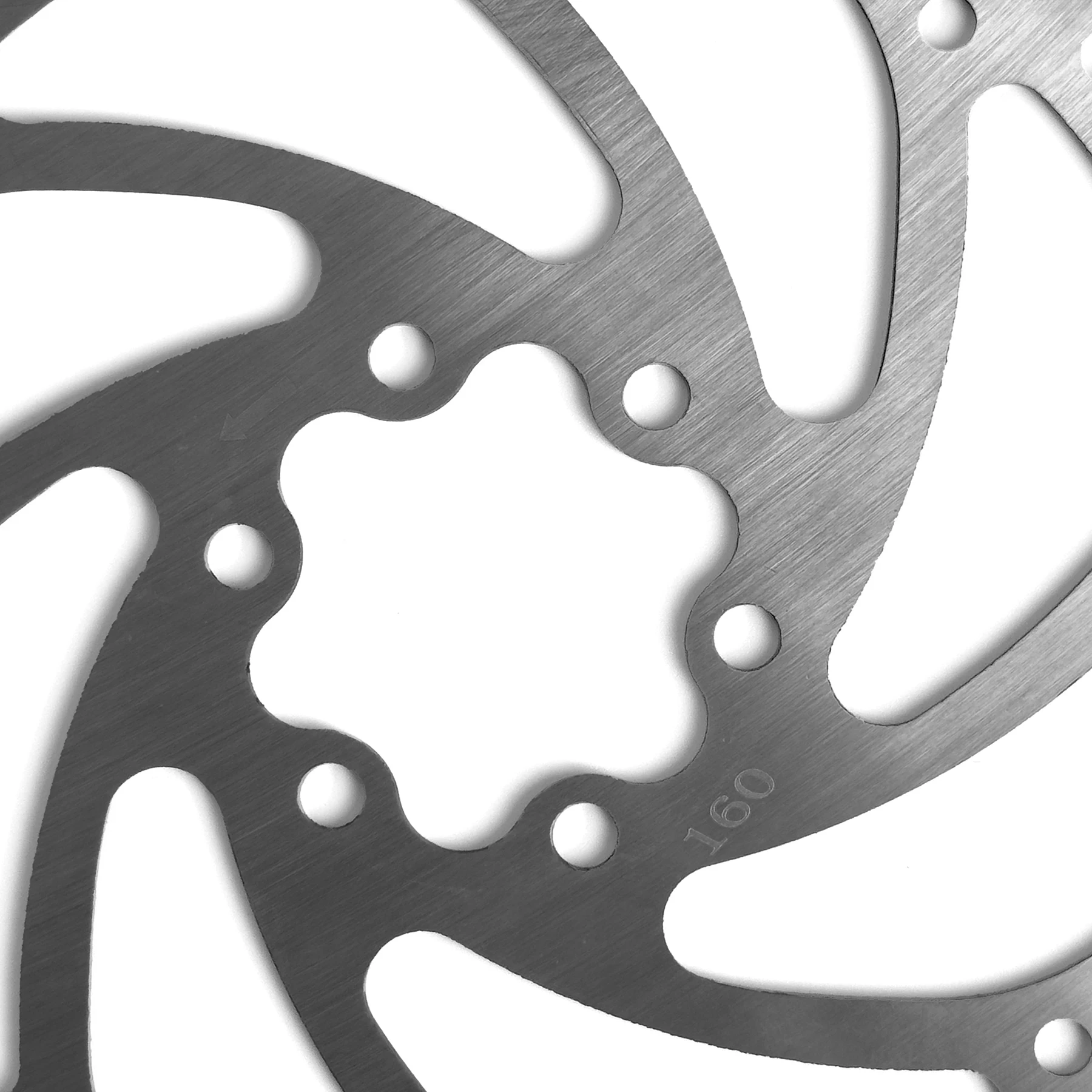 160 mm Fahrrad-Scheibenbremsscheibe mit 6 Schrauben (2 Stück), Edelstahl-Fahrradrotoren, passend für MTB, Rennrad und die meisten Fahrräder – Detail 11