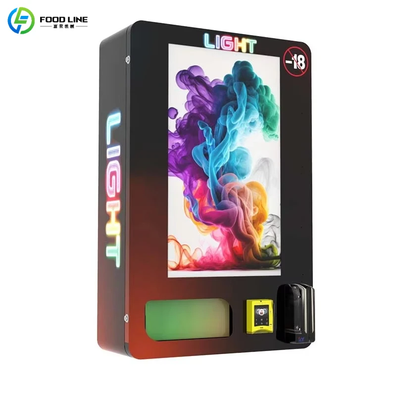 

Customized Cigarette Vending Machine AI Facial Recognition Age Monitor Stable Cigar Vending Machine Public Place Vending Device