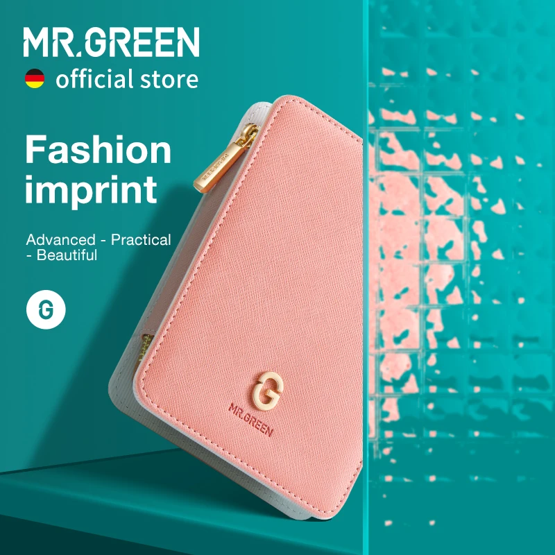MR.GREEN Professional Manicure Set Premium Nail Clippers & Care Tools in Leather Gift Case