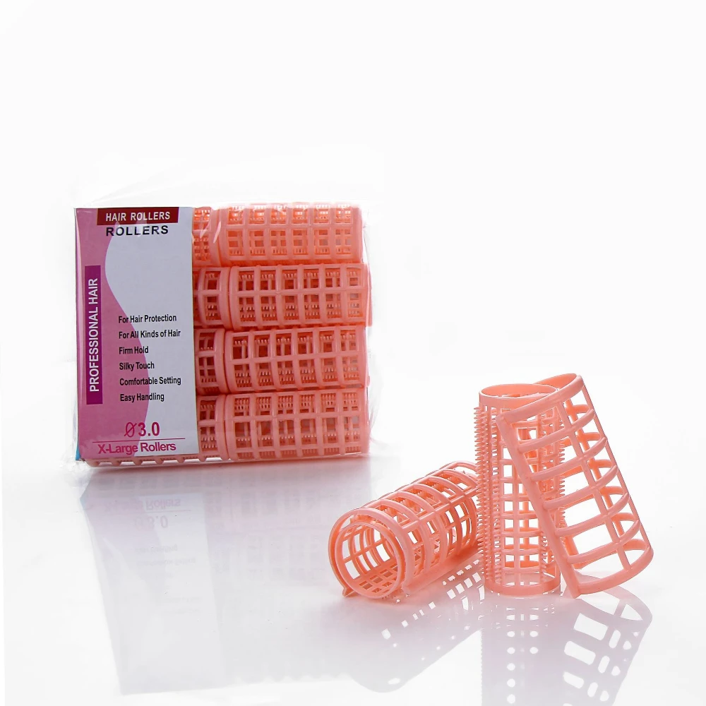 6/8/10/12/14 قطعة مموج الشعر بدون حرارة لا بكرات شعر الحرارة البلاستيك كسول تجعيد الشعر قضبان الانفجارات الشباك قضيب البلاستيك أدوات تصفيف الشعر