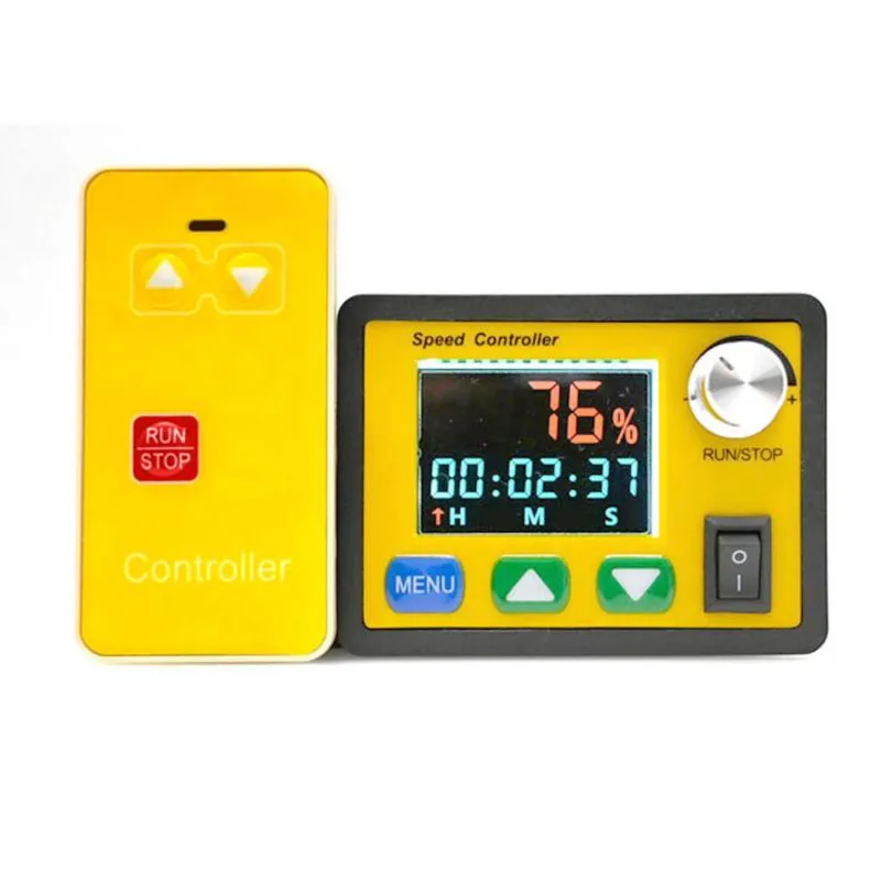 com tacômetro simulado, temporizador e função de temporização, regulador de velocidade de controle remoto sem fio DC6-55V 30A Smart DC Brushed Motor