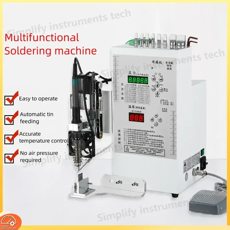 Multifunctional USB Soldering for PCB Aviation Connectors High Efficiency Semi Automatic Welding Station Soldering