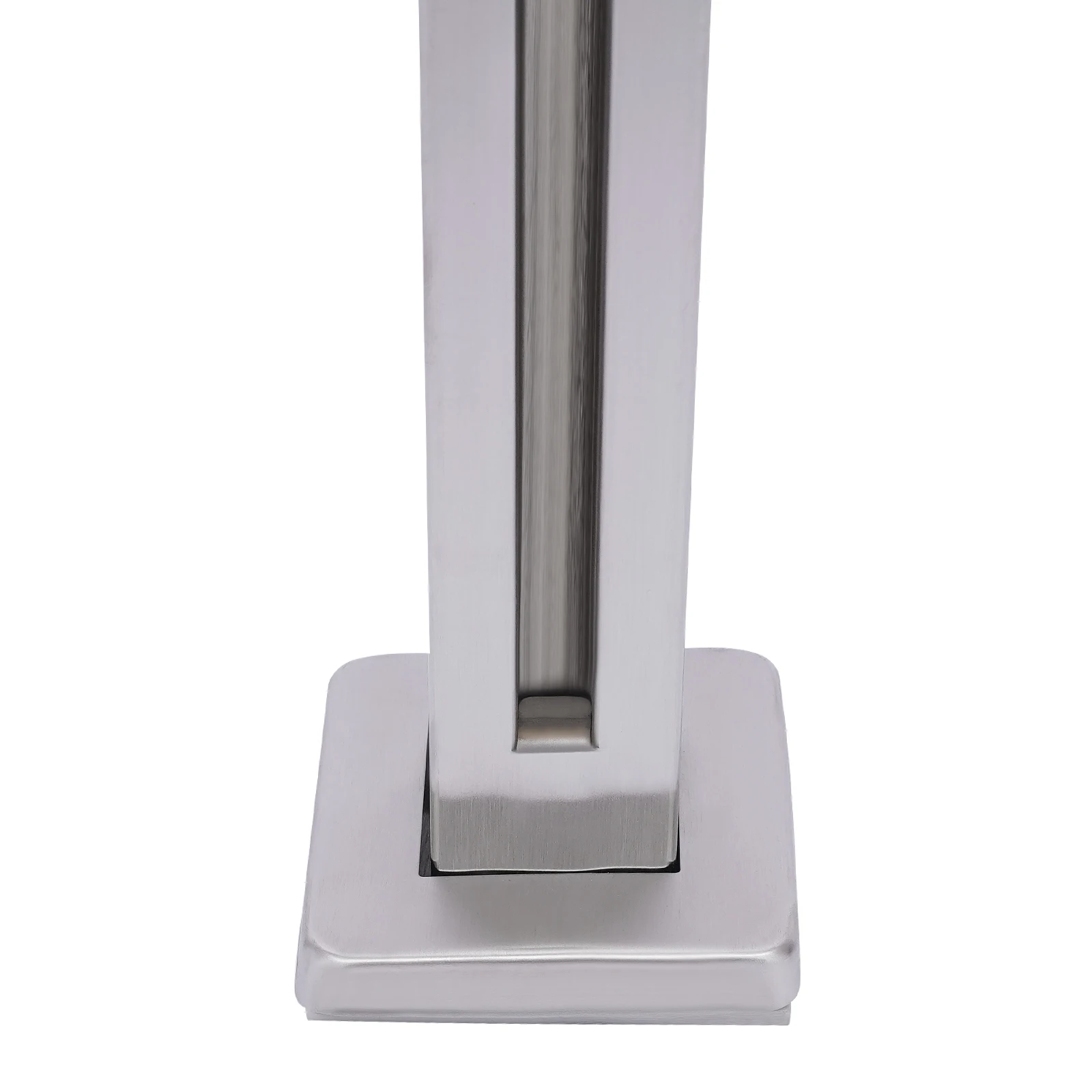Glass Railing Post, 304 SS Balustrade for Balustrade Balcony Deck Stairs, Cannot Add Handrail Version(35.8”/91cm, End Post)