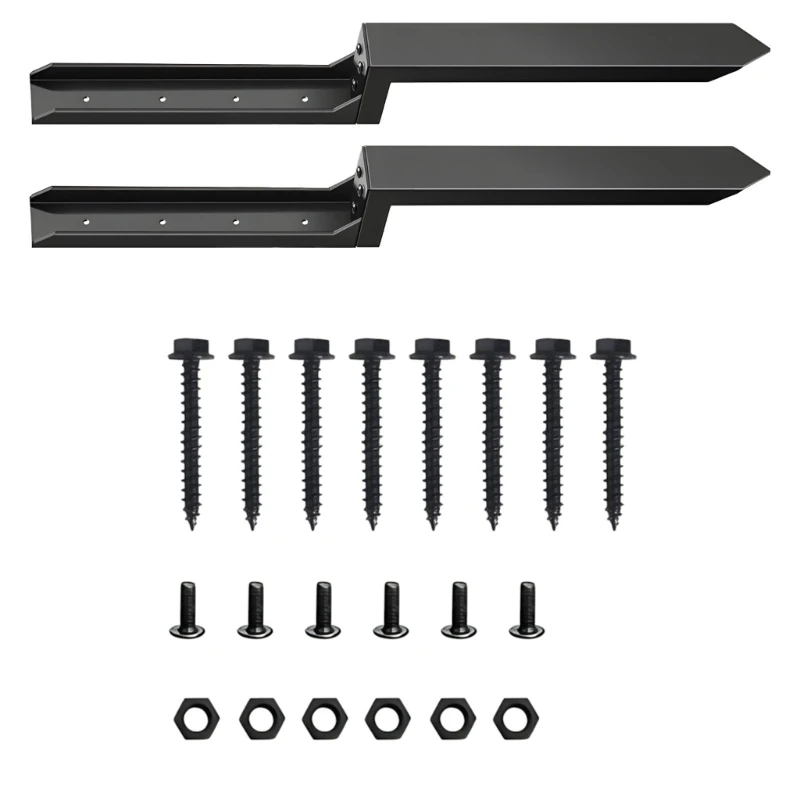 H8WB Tall Capacity Steel Fence Post Reinforcement Mooring For Public Prekindergarten Fencing