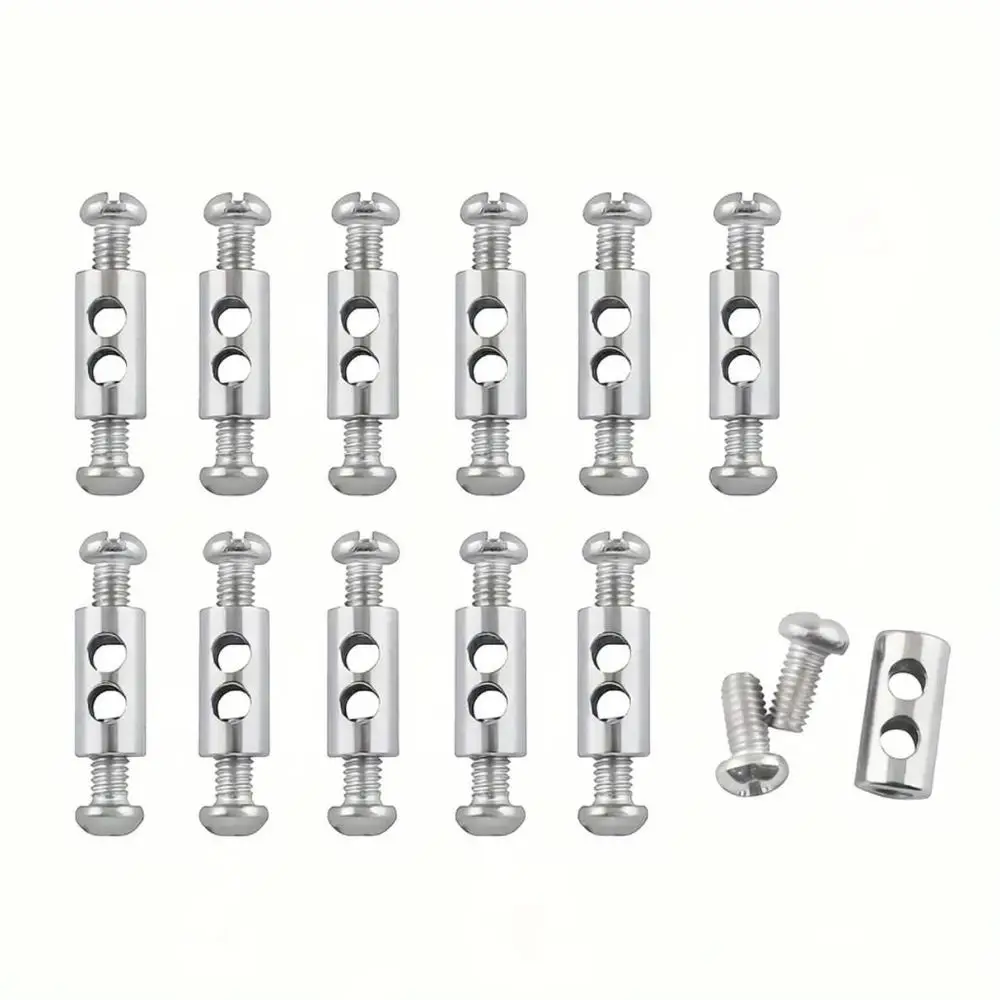Adjustable Wire Rope Clamp Dual Hole Steel Fastener Cable Lock Fixing Tool Tensioner Hardware For Industrial Hanging Equipment