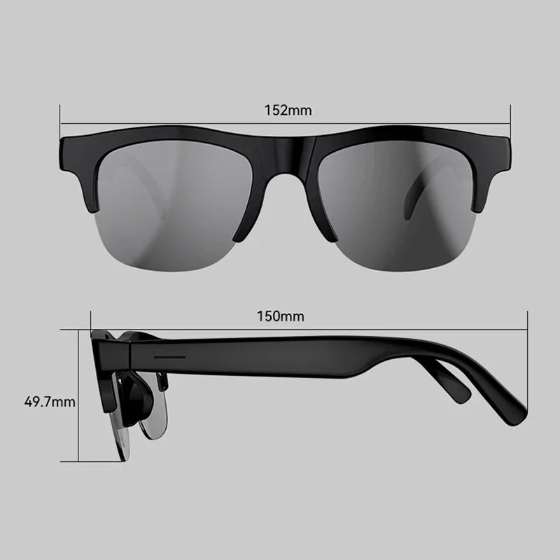 Lenovo 8KHD 2400MP Smart-Brille Freisprecheinrichtung KI-Übersetzung KI-Chat Musikwiedergabe Bluetooth Smart-Sonnenbrille Elektronik – Detail 11