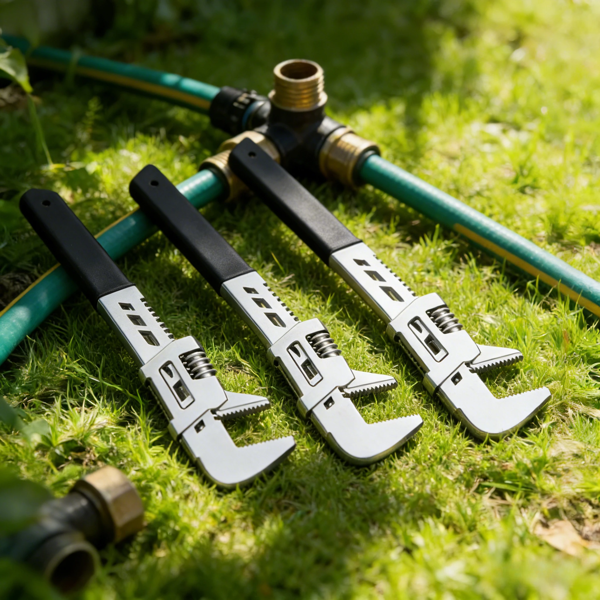 

10 Inch Water Pipe Pliers Adjustable Spanner Large Opening Press Clamp Plumbing Tools for Household DIY Professional Use