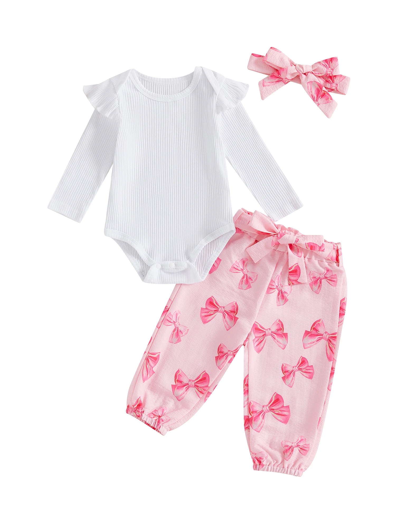 طفل الفتيات ملابس الشتاء الدافئة الصوف هوديي السراويل الأزهار عقال مجموعة ملابس الرضع للطقس البارد