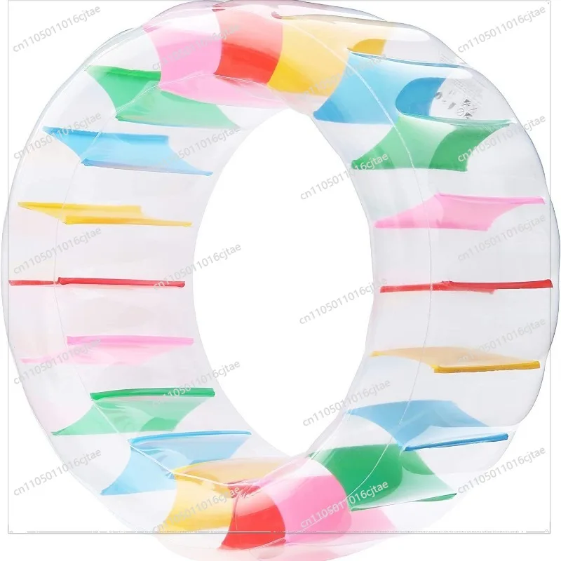 For PVC Inflatable Roller, Thickened Inflatable Color Roller, Multi-size Outdoor Water Play Color Water Roller