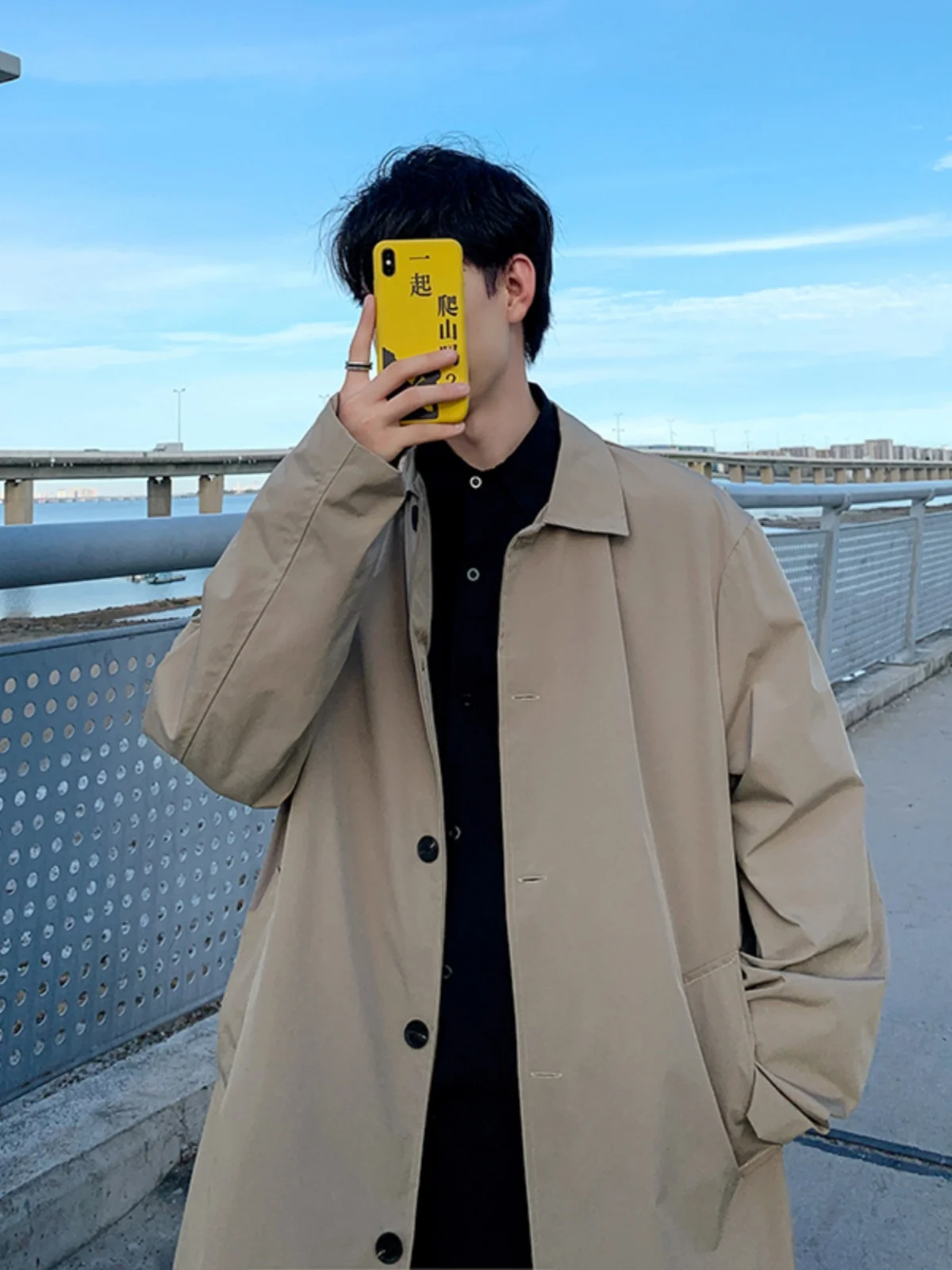 Heren Lente Herfst Dunne Jaet 2024 Nieuwe Faion Veelzijdige Halflange Windjack Hong Kong Sle Japanse Sle Jaet