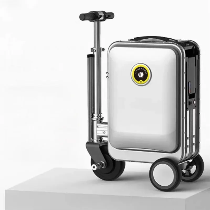 Intelligenter Fahrbarer Koffer Elektrischer Reisekoffer-Scooter zum Fahren 20-Zoll-Handgepäck, Fahrbetrieb-Modus, Handgepäckgröße, Entspricht den Fluglinienvorschriften