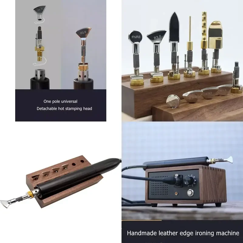 Brand For Electric Leather Edge Ironing Machine Handmade Leather Craft Wire Press Temperature Control Leather Goods Hot