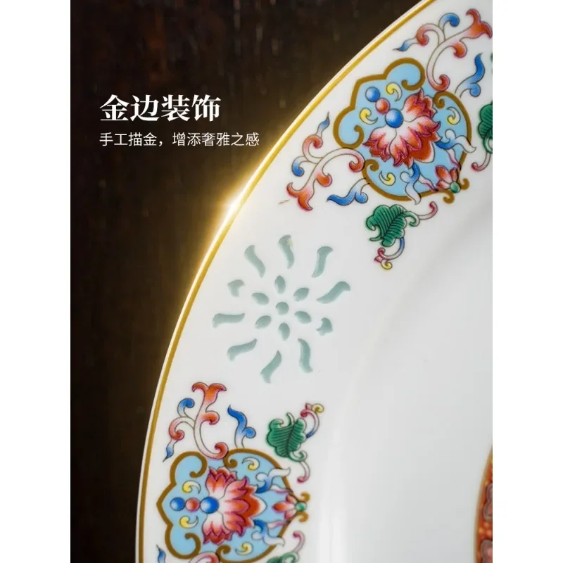 

Cutlery set, ceramic plate exquisite plate set, household tableware