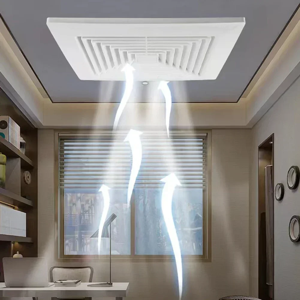 For Bathroom Energy Efficient Ceiling Fan Home Ventilation Integrated Design Moisture Removal Noise-reduction Technology