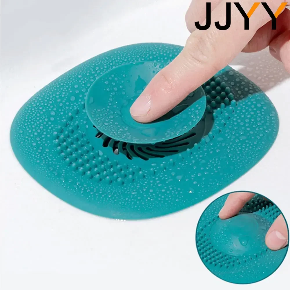 JJYY New Portable Drain Stopper Kitchen Sink Stopper Drain Plug Floor Drain Hair Stopper Bath Catcher Sink Strainer Cover Tool