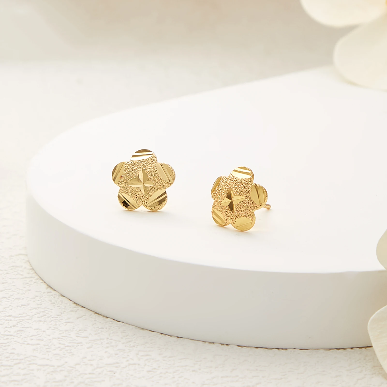 YTJX Niedliche Kleine Ohrstecker 18K Vergoldet Dünne Blumen-Piercing-Ohrringe für Frauen Täglicher Schmuck 2026 Trendiger Dropshipping-Artikel – Detail 5