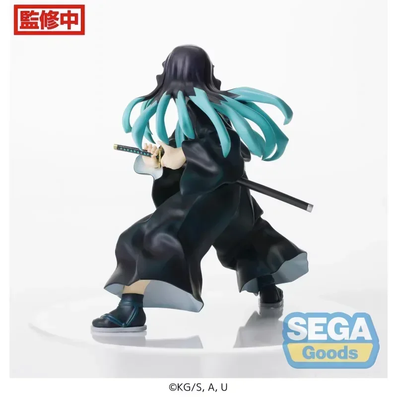 In Stock SEGA Demon Slayer FIGURIZM Tokitou Muichirou Desktop Cute Doll Anime Action Figure Toy Gift Model Collection