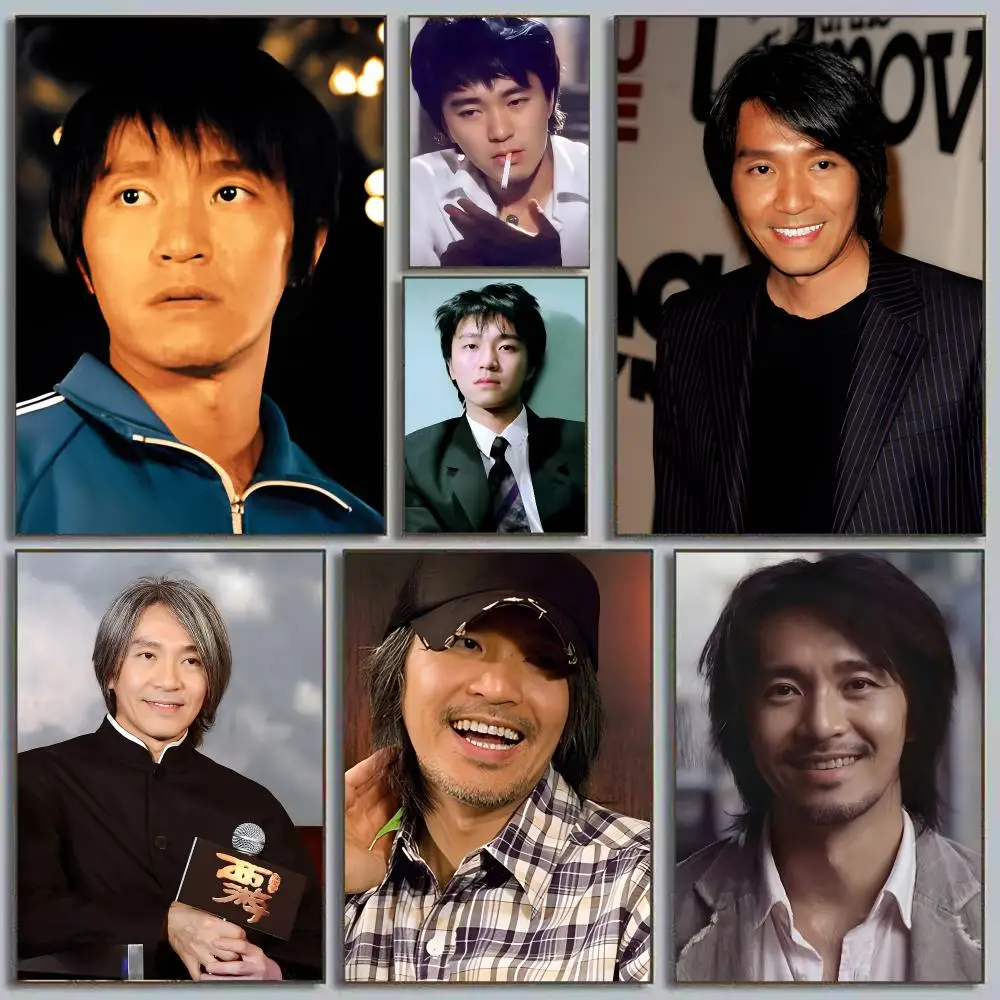 Actor S-Stephen Chow Poster Sticky Poster Home Office Wall Bedroom Living Room Kitchen Decoration Painting