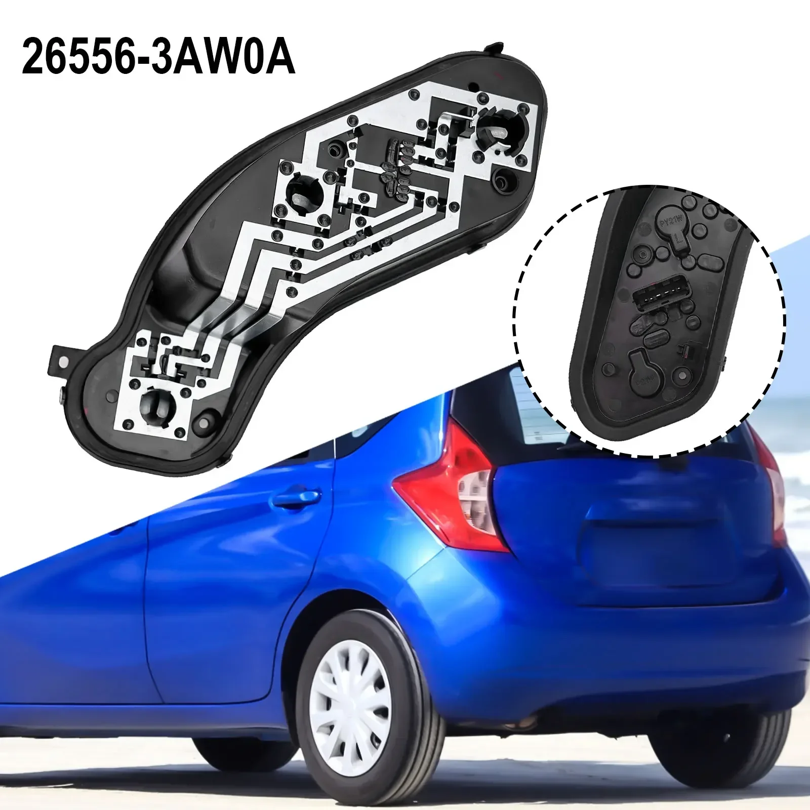 

Car Accessories Tail Light Socket Study Accessories Compact Easy Installation Lightweight Replacement Practical