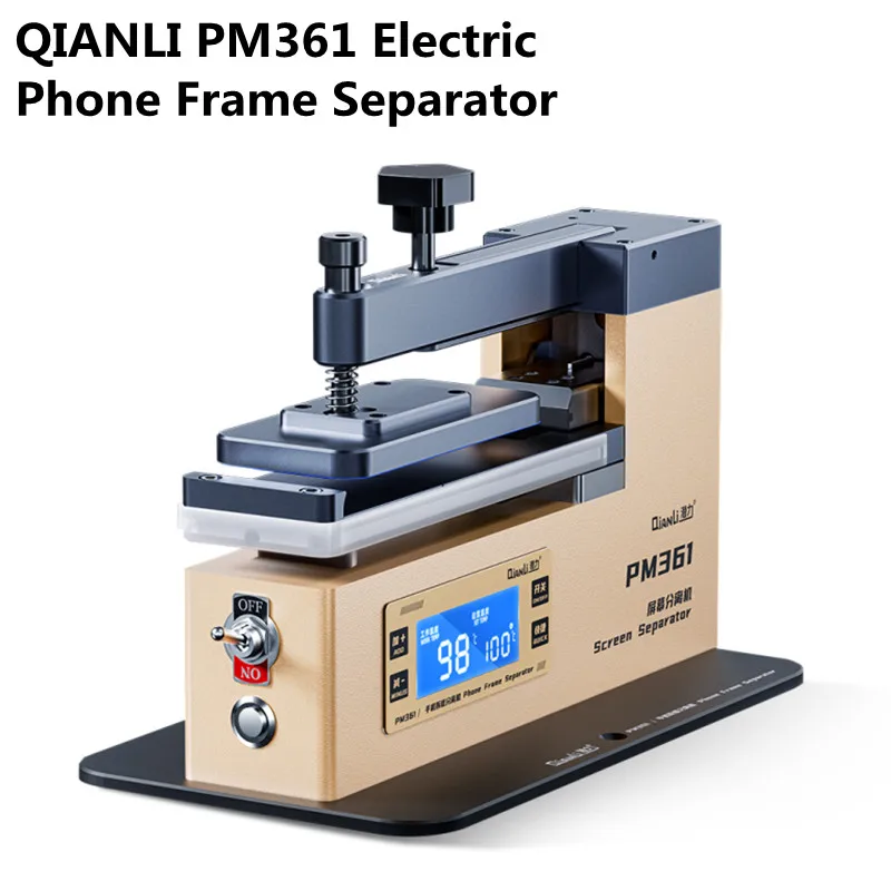 QIANLI PM361 Electric Phone Frame Separator for Mobile Phone Maintenance LCD Screen Back Cover Removal Heating Machine