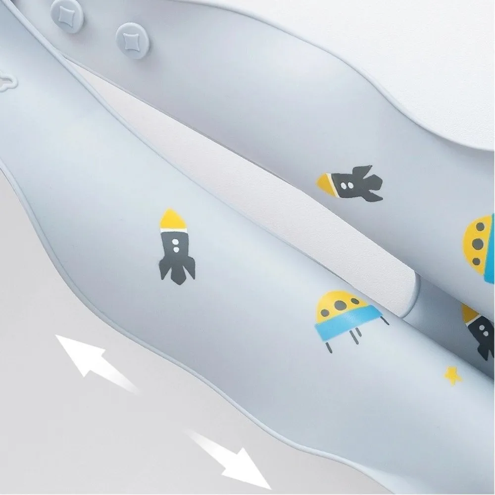 

Милые мягкие силиконовые водонепроницаемые нагрудники с мультяшным принтом, регулируемый ловец еды