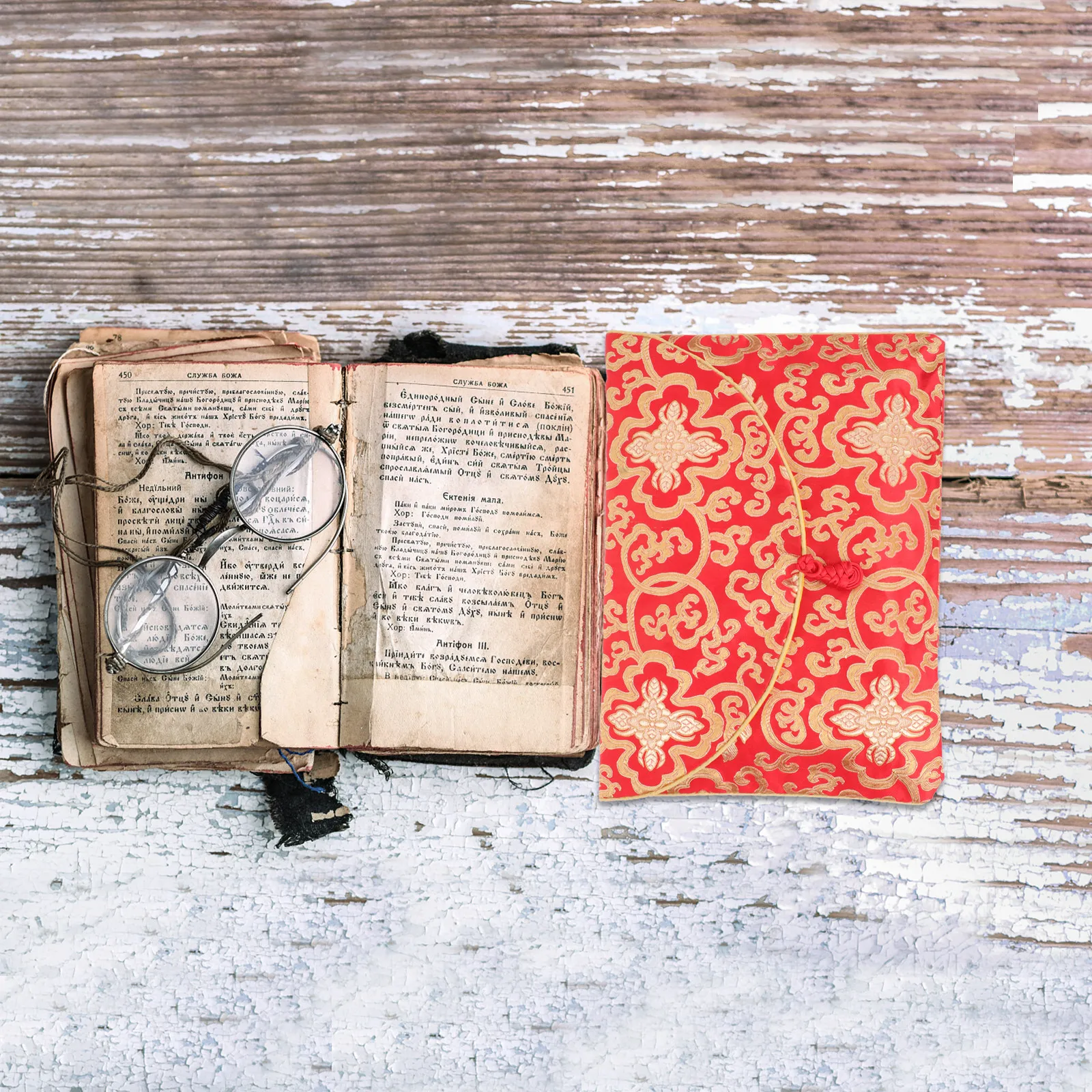 A4 Silk Brocade Env…