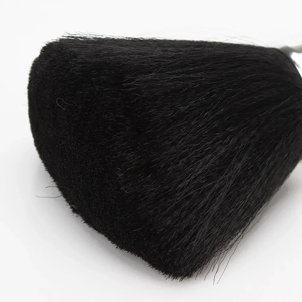 Barber Neck Duster Brush for Hair Cutting - Professional Hairdressing Cleaning Sweeper, Salon Barber Shop Accessories, Black image 5