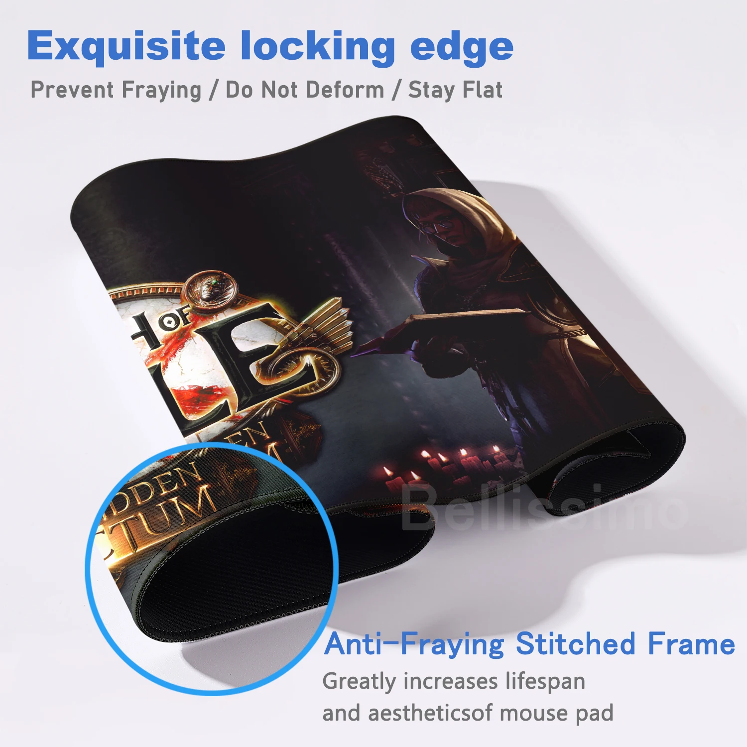 Best Sellers Path of Exile 2 Desktop game XXL Rubber pad Large size game accessories Laptop Keyboard Pad Game HD print mouse pad