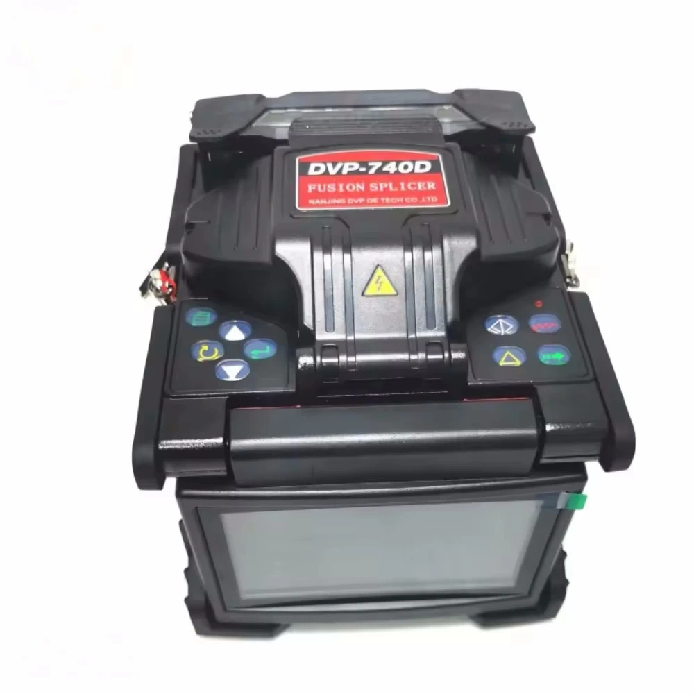 New Arrival Upgraded DVP-740 Fusion Splicer DVP-740D Splicing Machine Fibre Optic Welder with Pluggable Battery Multi languages