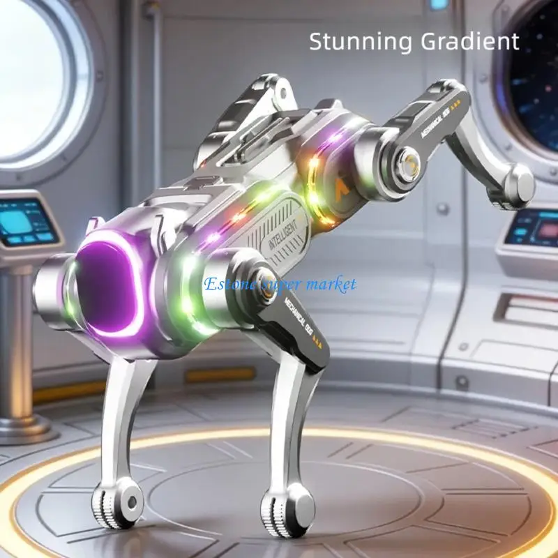 090B Robot Dog for Kids, Interactive Robotic Pet with Voice Control,Programmable Robotic Puppy Toy with Actions,Rechargeable