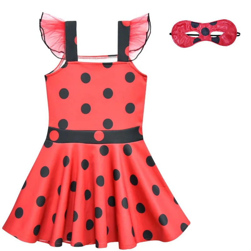 ♥ Nuevo Vestido de Minnie con Puntos para Bebé Niña 2026, Ropa de Verano para Niños, Fiesta de Cumpleaños Infantil, Disfraz de Navidad ★ Casa del Oso