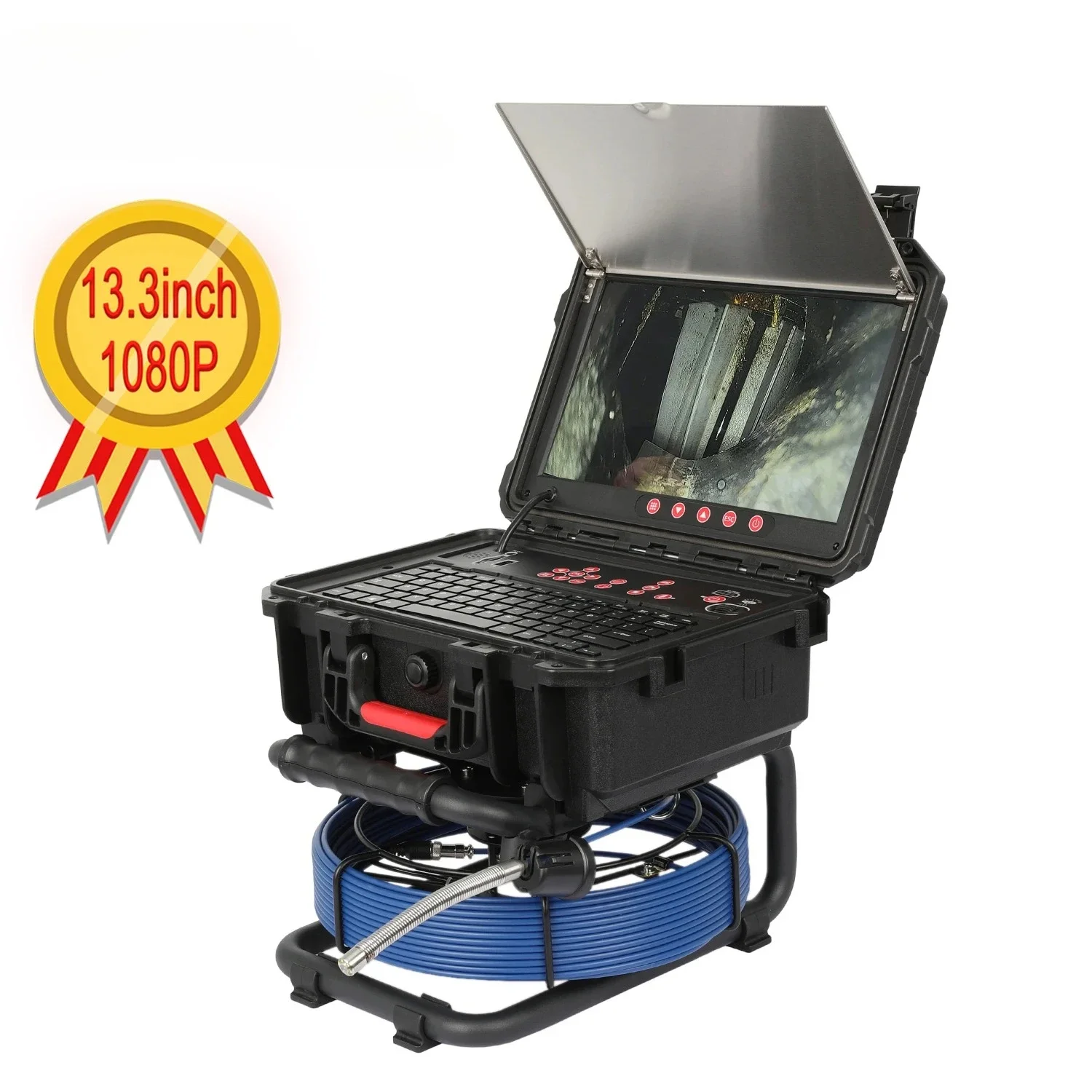 Good seller 1080P Sewer Drain Sewage Drainage HD Pipe Inspection CCTV Camera Inspection Endoscope Drain DVR 512 Meter Counter Ca
