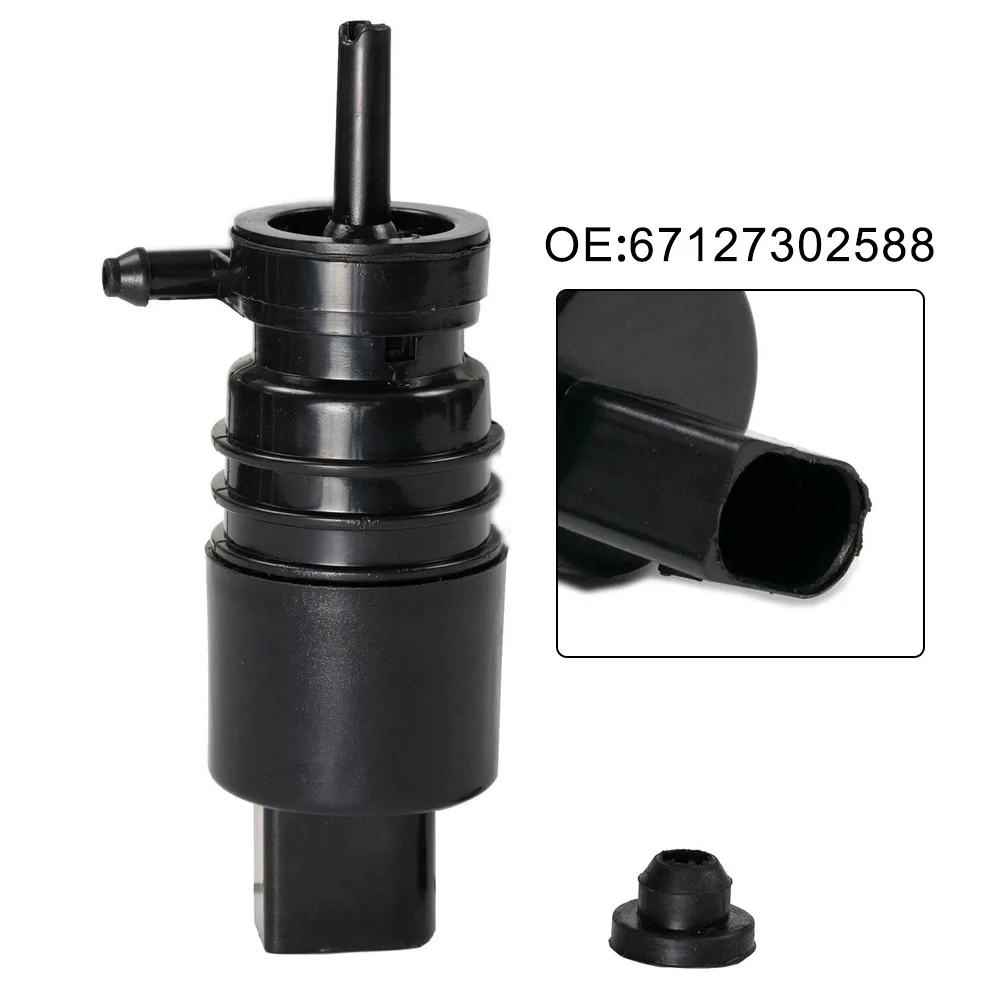 

1 шт. черный пластиковый OEM насос омывателя лобового стекла 67127302588 для Ford Focus 2008-2011, для Ford Mustang 2010-2019, автомобильные аксессуары