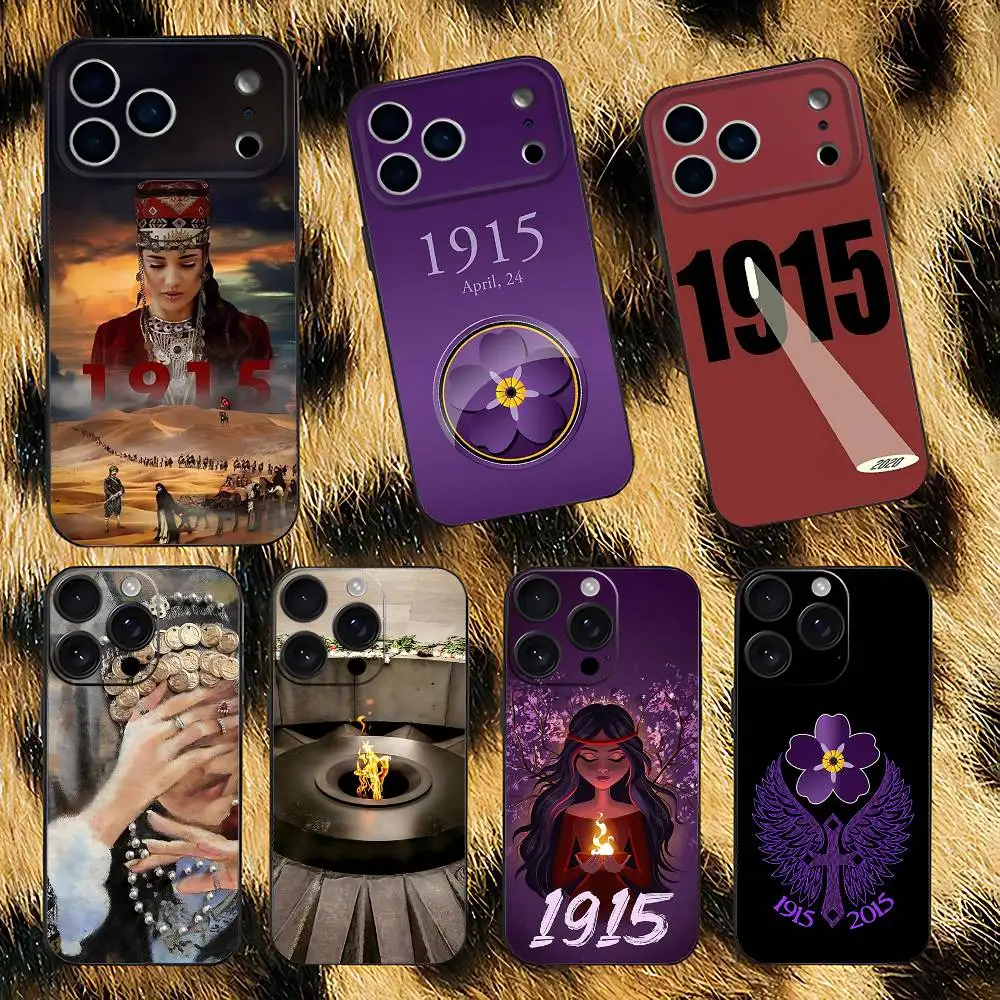 

Armenian genocide 1915 Phone Case For iPhone 17,16,15,14,13,12,11,Pro,XS,Max,XR,Plus,E,SE4,Mini Black Soft Cover