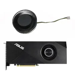New RTX 2070 2080 TI GPU Fan 4PIN PLB07525B12HH for ASUS GTX1660 RTX 2060 2070 2080Ti Turbo Graphics Card Cooling Fan