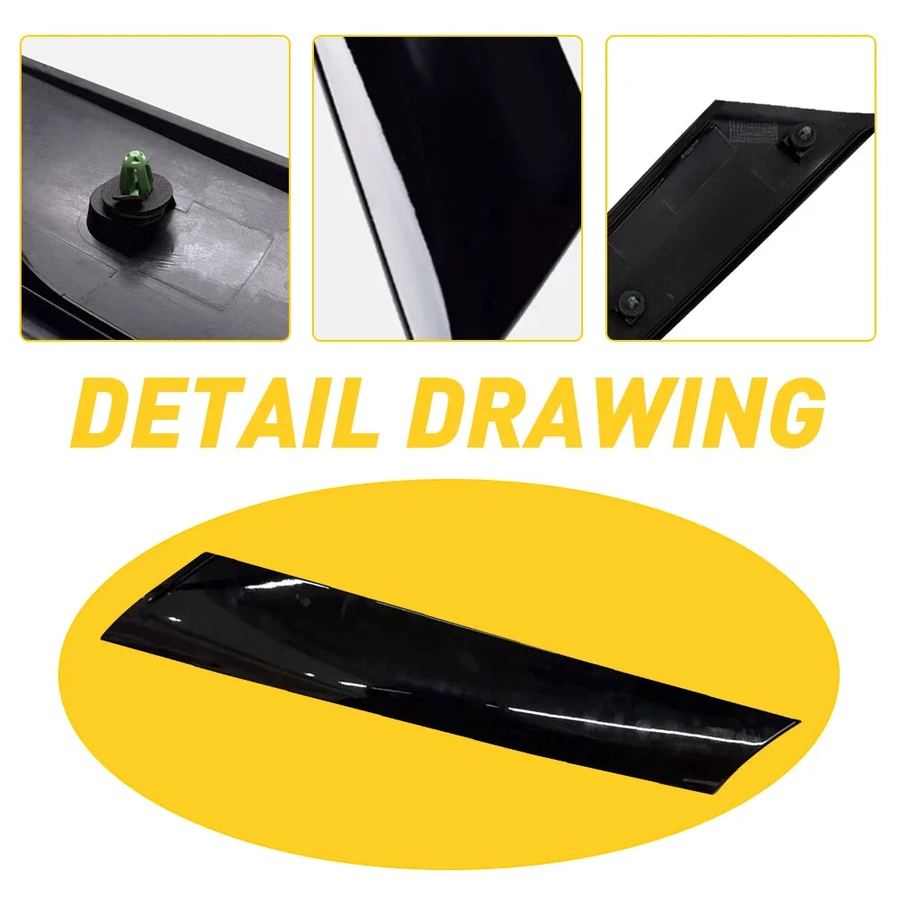 Windschutzscheiben-Seitenverkleidung, 1 Stück, links/rechts, Windschutzscheibenpfostenverkleidung, A-Säulenverkleidungsabdeckung für Mini Cooper R55 R56 R57 2007–15 – Detail 3