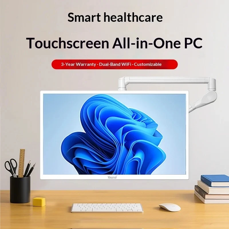 Wall‑mountable Touchscreen All‑in‑One PC Smart Healthcare Home Office Desktop Computer