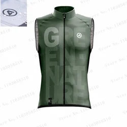 사이클링 조끼 저지 남성 민소매 자켓 방풍 방수 조끼 자켓 야외 Mtb 자전거 조끼 Ropa Ciclismo 통기성 2024