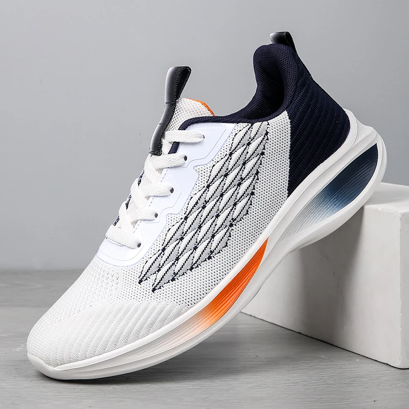 أحذية رجالية عصرية خفيفة الوزن وكاجوال وأحذية رياضية، أحذية رياضية كاجوال مريحة تسمح بمرور الهواء للرجال للجري في الهواء الطلق #5