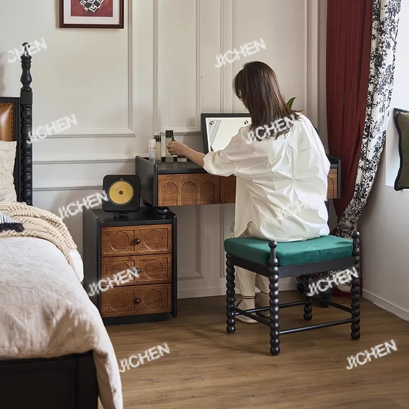 طاولة مكياج فاخرة فاخرة من تأثيث المنزل من Lin's، خزانة دلو مدمجة لغرفة النوم الرئيسية، حديثة #2