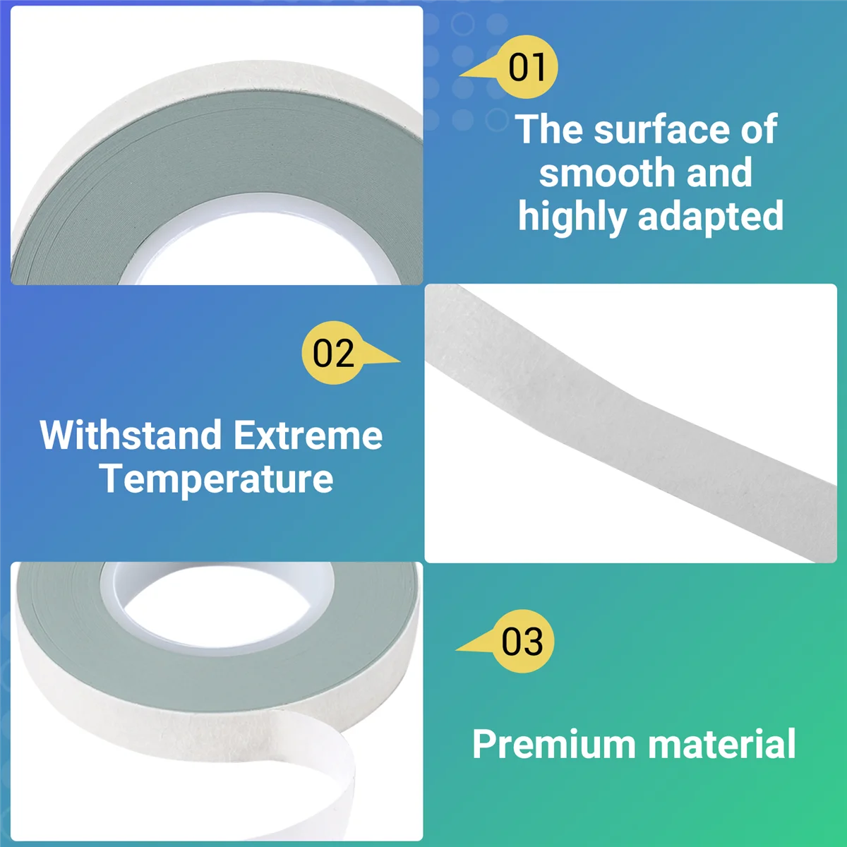 A99TAFC Thermal Insualtion Silicone Bonding Rubber Tape for LCD Module Flexible Board