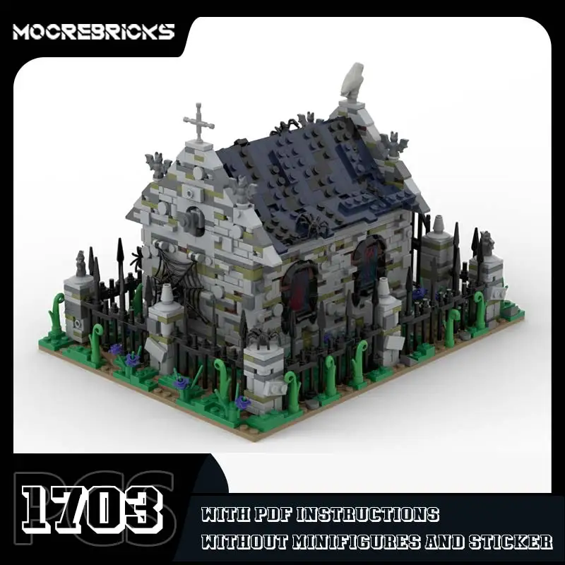 Magische Serie The Ancient Crypt Model Technology Bricks MOC- 171141   Architektur Landschaft Bausteine Kinder Weihnachtsspielzeug