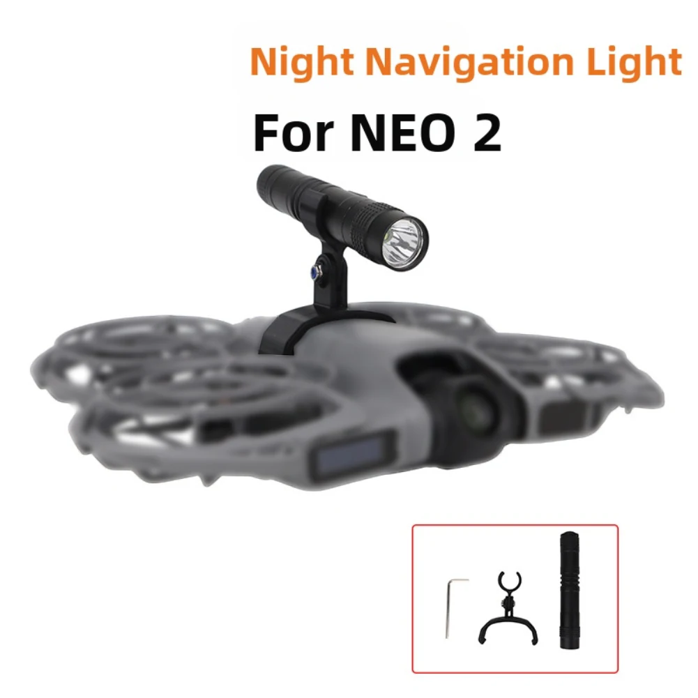 1 Set LED Searchlight For DJI NEO 2 Drones Illuminate Your Night Flights Replace Practical ABS Enhanced For NIGHT-VISION Parts