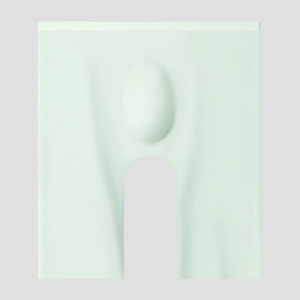 

Mens Underwear Solid Color Breathable Boxer Briefs Simple Thin Comfortable Long Leg Boxers U Convex Pouch Jocky Boxershorts Men