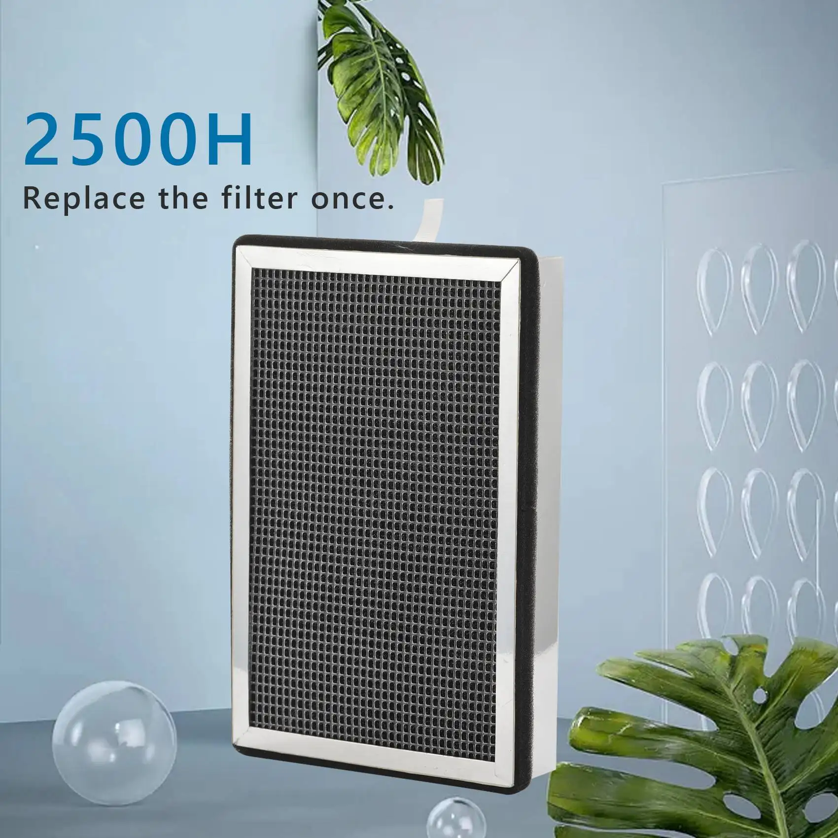 استبدال فلتر A86I-HEPA لجهاز تنقية الهواء Medify MA-25 2-Pack 3 في 1 Filtration True HEPA H13 Filter المسبق